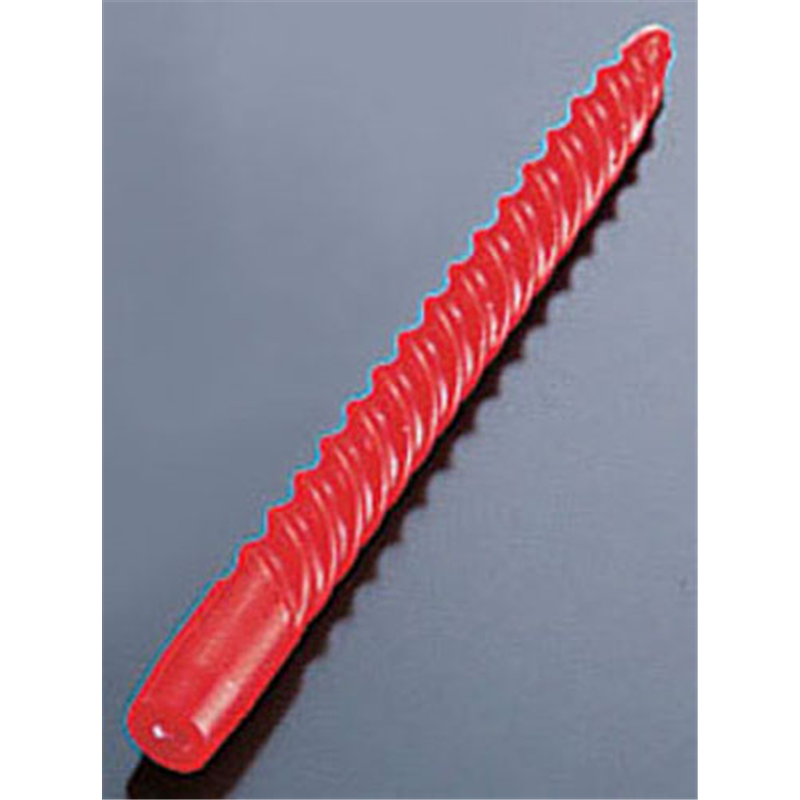 スパイラルキャンドル　10インチ レッド　（1打入） 1箱（ご注文単位1箱）【直送品】