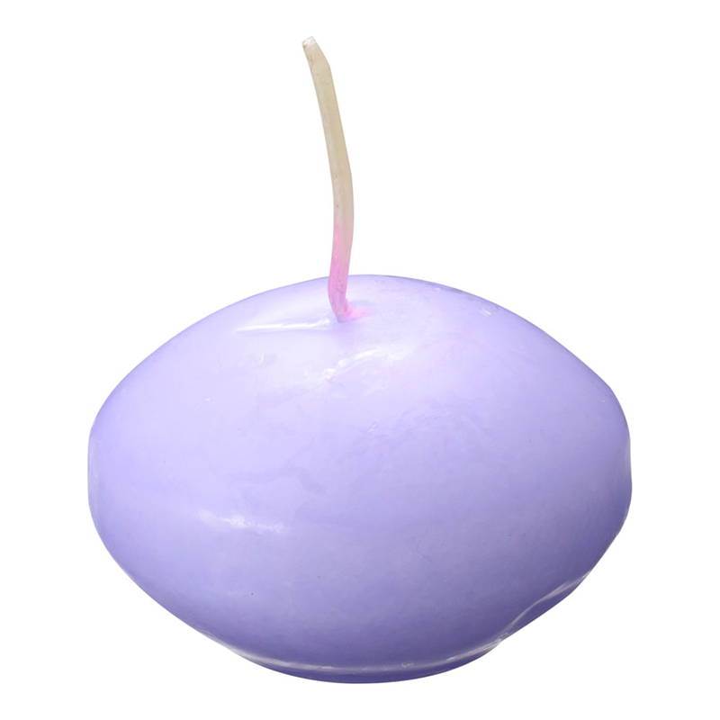 フラットキャンドル(24ヶ入)40045 パープル 1箱(ご注文単位1箱)【直送品】