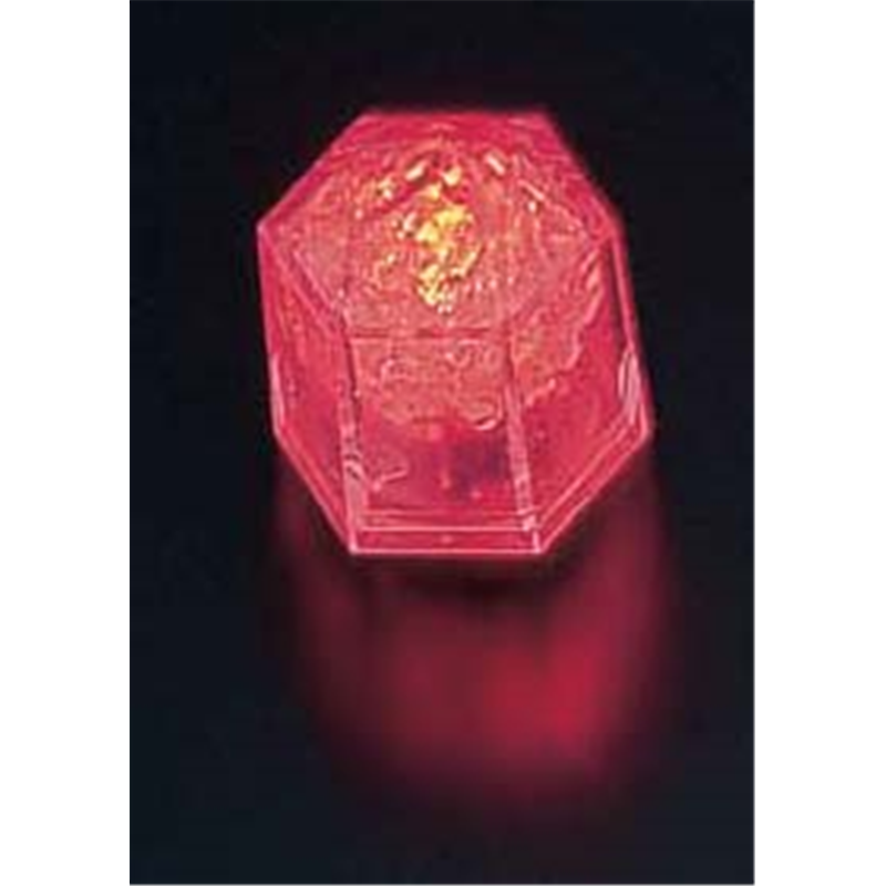 ライトキューブ・クリスタル　標準輝度 （24個入）　レッド 1個（ご注文単位1個）【直送品】