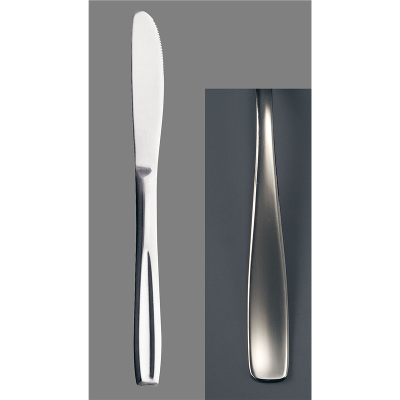 アベルト　18-0アンジェロ（12本入） テーブルナイフ 1袋（ご注文単位1袋）【直送品】