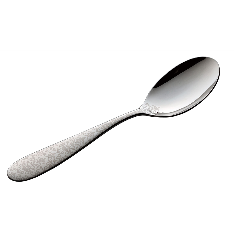 XM-7（18-8）ボーノ　ヨーロピアン A　白　デザートスプーン 1袋（ご注文単位1袋）【直送品】