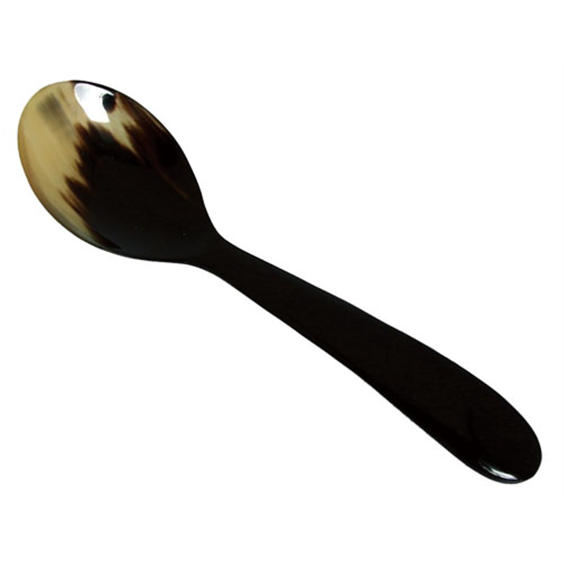 水牛角　ディナースプーン・茶 BH-39 1袋（ご注文単位1袋）【直送品】
