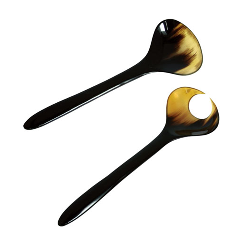 水牛角　サラダサーバーセット BH21-B 1袋（ご注文単位1袋）【直送品】