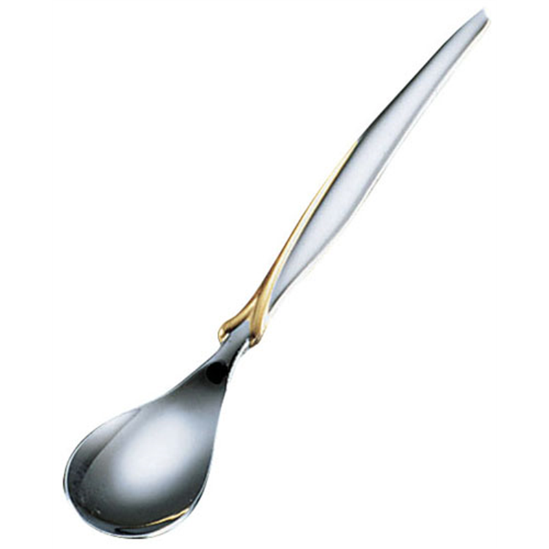 18-8フローライン　コーヒースプーン （部分金仕上げ） 1袋（ご注文単位1袋）【直送品】