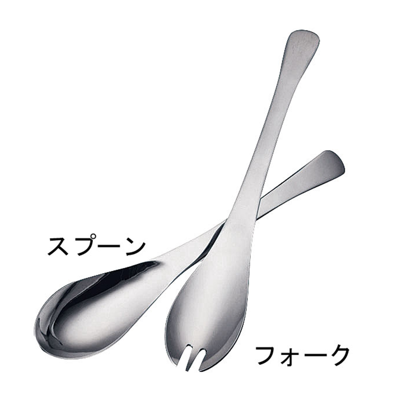 18-0スリム　どんぶりすぷーん （ふぉーく付） 1袋（ご注文単位1袋）【直送品】