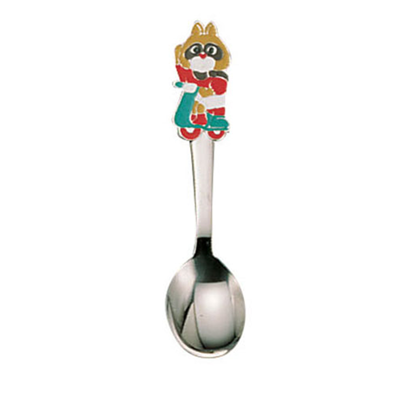 お子様スプーン たぬきさん 1袋(ご注文単位1袋)【直送品】