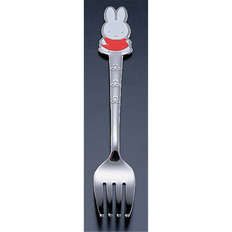 ミッフィー　お子様　おともだち フォーク　オレンジ 1袋（ご注文単位1袋）【直送品】