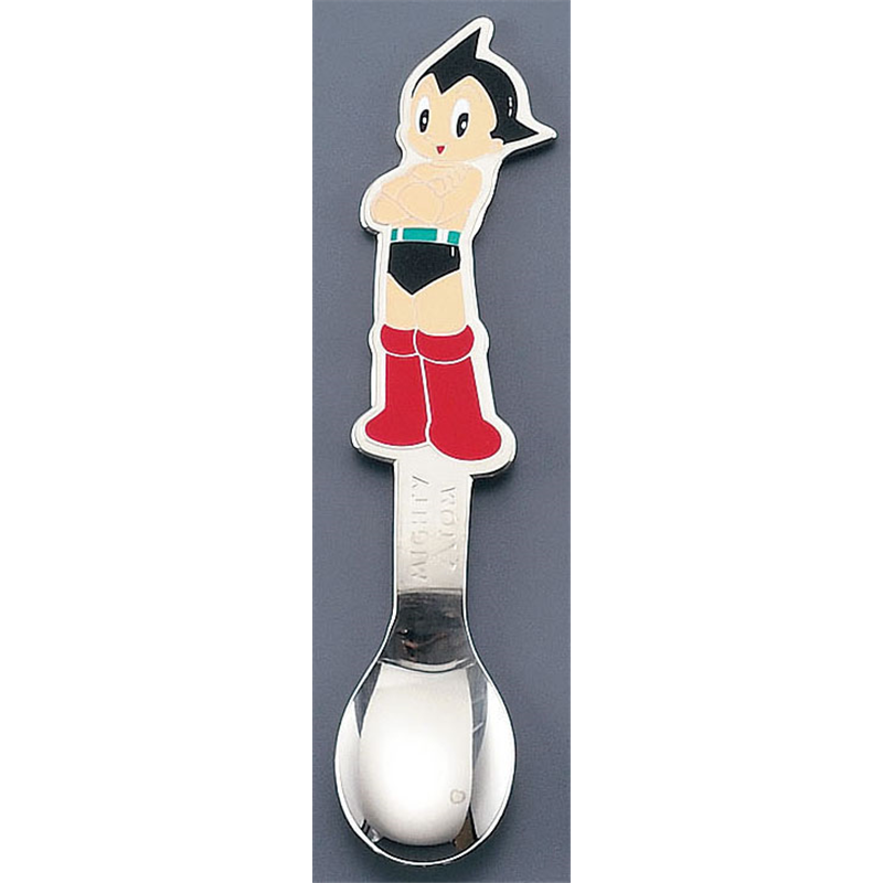 18-10マイティアトム　カラー　アトム ベビースプーン 1袋（ご注文単位1袋）【直送品】