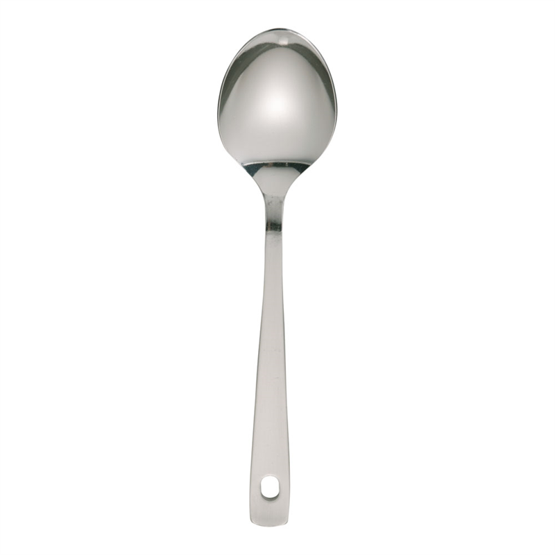 SAステンレス ライラック ベビースプーン(穴明) 1袋(ご注文単位1袋)【直送品】