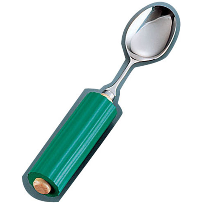 ラクラクシリーズ 木製丸型ハンドル R-4 スプーン 小 1袋(ご注文単位1袋)【直送品】