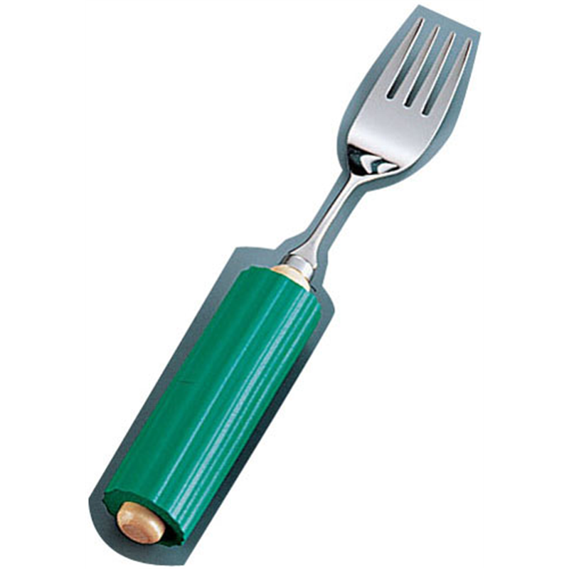 ラクラクシリーズ 木製丸型ハンドル R-2 フォーク 大 1袋(ご注文単位1袋)【直送品】