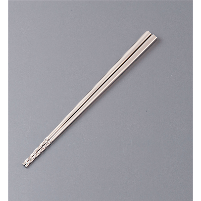 UK18-8ステンレス箸 24cm 1袋(ご注文単位1袋)【直送品】