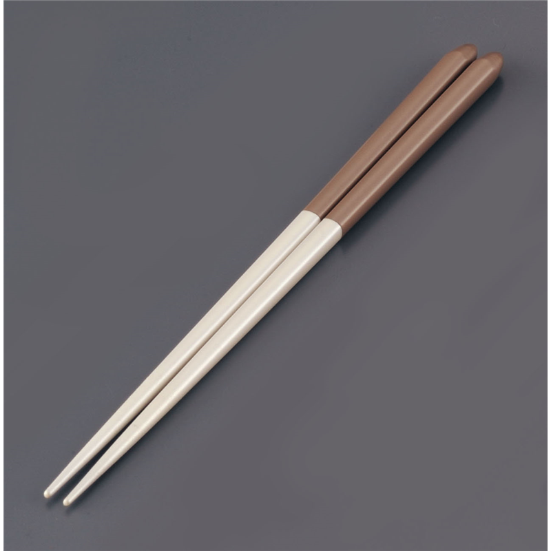 木製　ブライダル箸（5膳入） パールホワイト／ベージュ 1袋（ご注文単位1袋）【直送品】