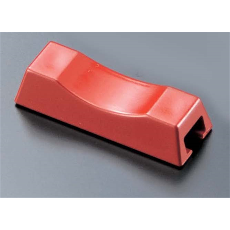 ABS箸置き　四角用（10個入） 朱赤　M10-982 1袋（ご注文単位1袋）【直送品】