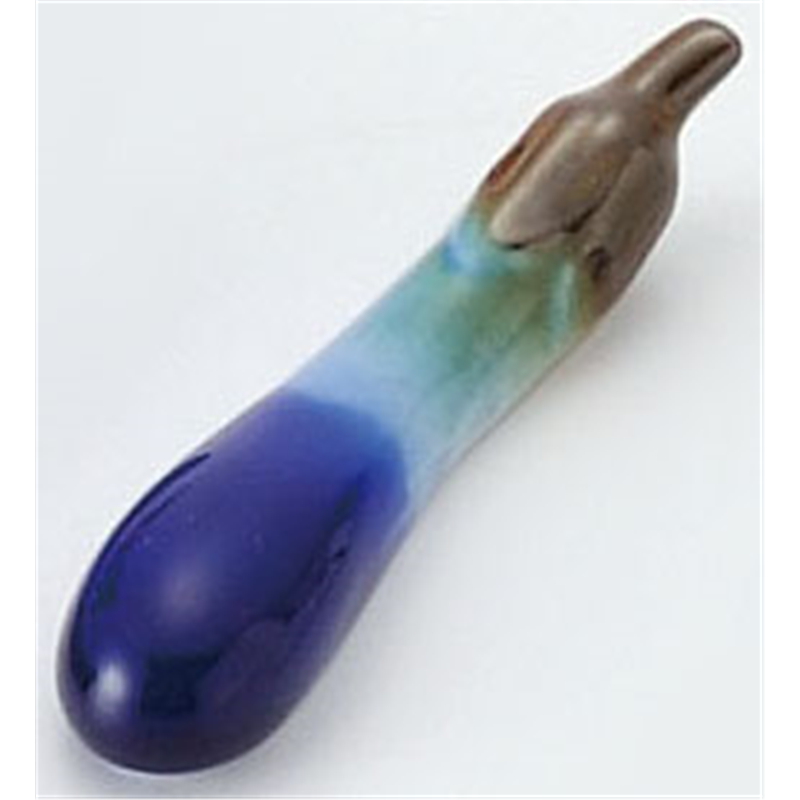 茄子　箸置 T05-86 1個（ご注文単位1個）【直送品】