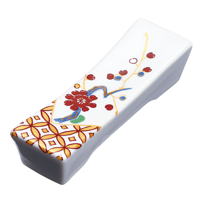 白梅角型箸置 T03-319 1個（ご注文単位1個）【直送品】