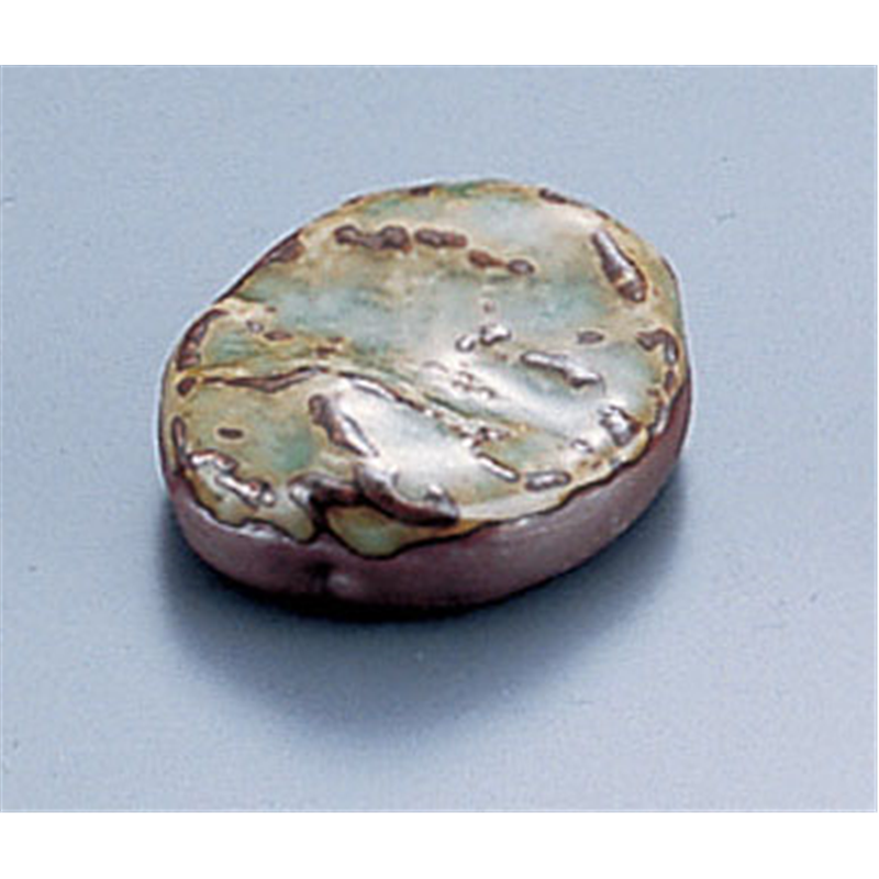 灰釉石焼　箸置 Y-304 1個（ご注文単位1個）【直送品】