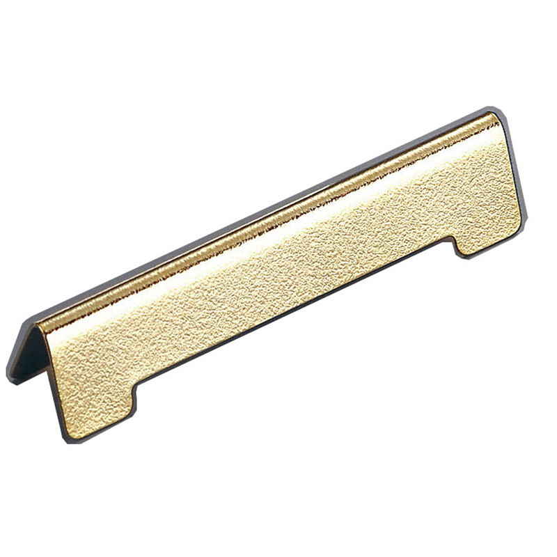 18-8ルーフ型ナイフ＆フォークレスト 梨地　金仕上げ 1袋（ご注文単位1袋）【直送品】