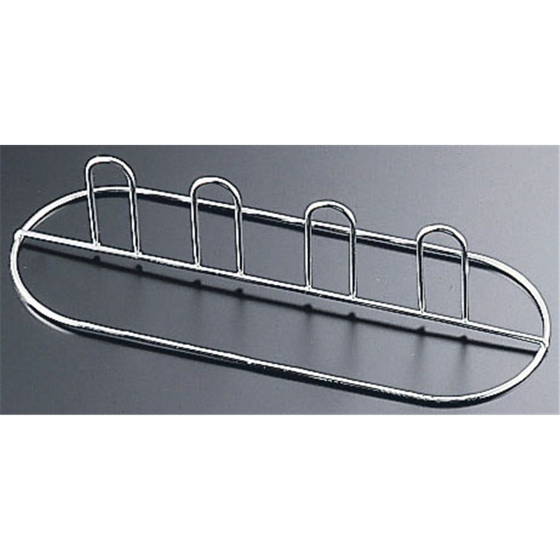 ワイヤー小判カトラリーバスケット　深型用 2分割ベース　HN0003 1個（ご注文単位1個）【直送品】