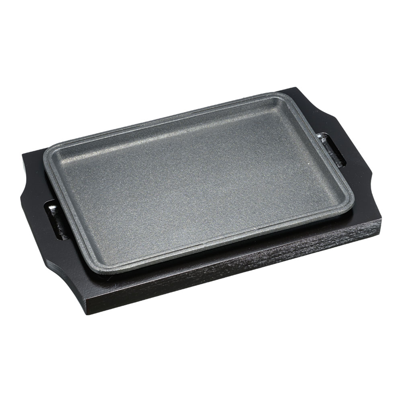 SAアルミステーキ皿 角型 1箱(ご注文単位1箱)【直送品】