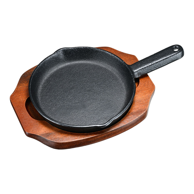 (S)ステーキ皿 手付丸型 B 15cm 1箱(ご注文単位1箱)【直送品】