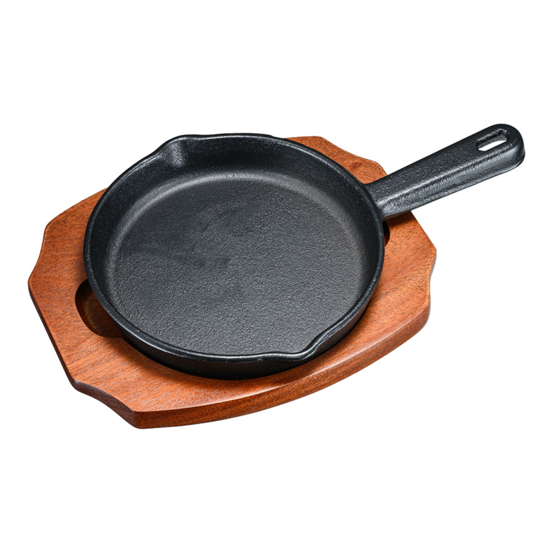 (S)ステーキ皿 手付丸型 B 17cm 1箱(ご注文単位1箱)【直送品】