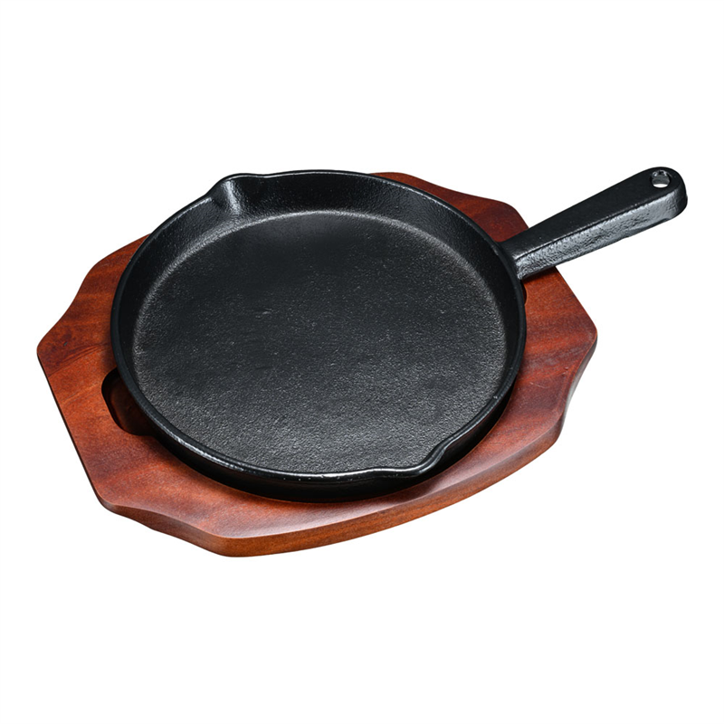 (S)ステーキ皿 手付丸型 B 21cm 1箱(ご注文単位1箱)【直送品】