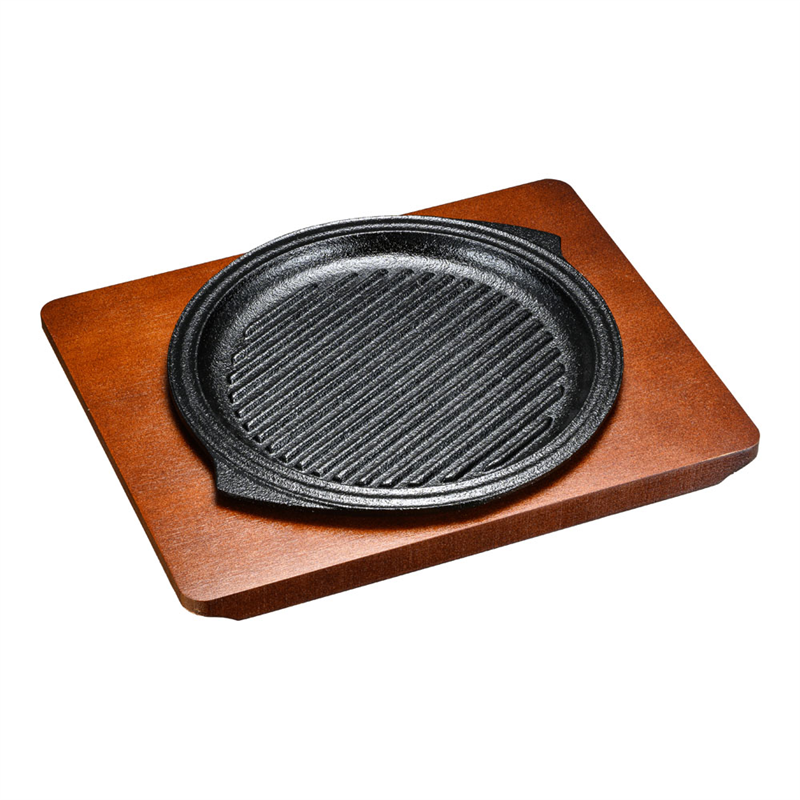 (S)ステーキ皿 グリル 丸 19cm 1箱(ご注文単位1箱)【直送品】