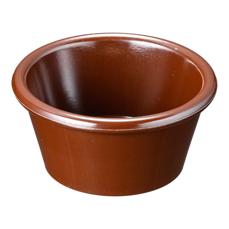 ジェスナー　メラミン　ラメキン　0396 （ブラウン） 1個（ご注文単位1個）【直送品】