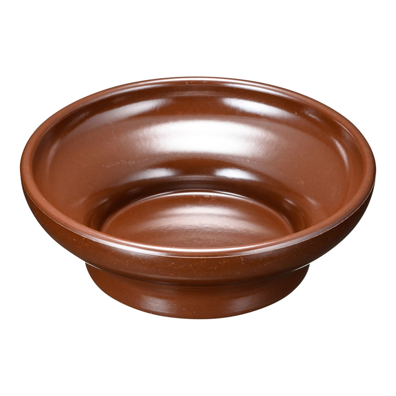 ジェスナー　メラミン　スモールディッシュ 0359　（ブラウン） 1個（ご注文単位1個）【直送品】