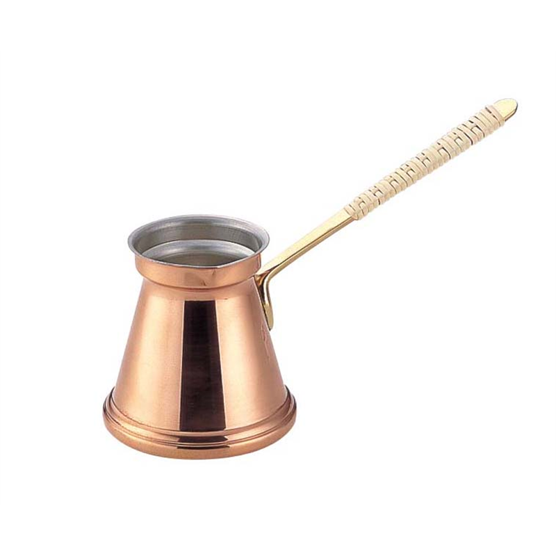 銅　共柄イブリック（籐づる巻） 小（270cc） 1個（ご注文単位1個）【直送品】