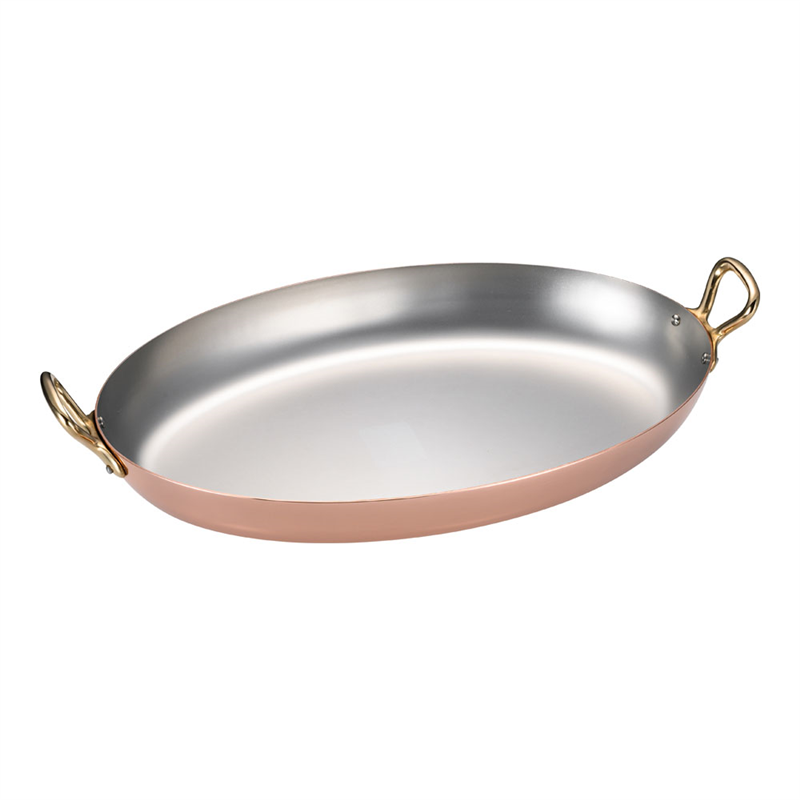 モービルカパーイノックス両手オーバルパン 6524.35　35cm 1箱（ご注文単位1箱）【直送品】