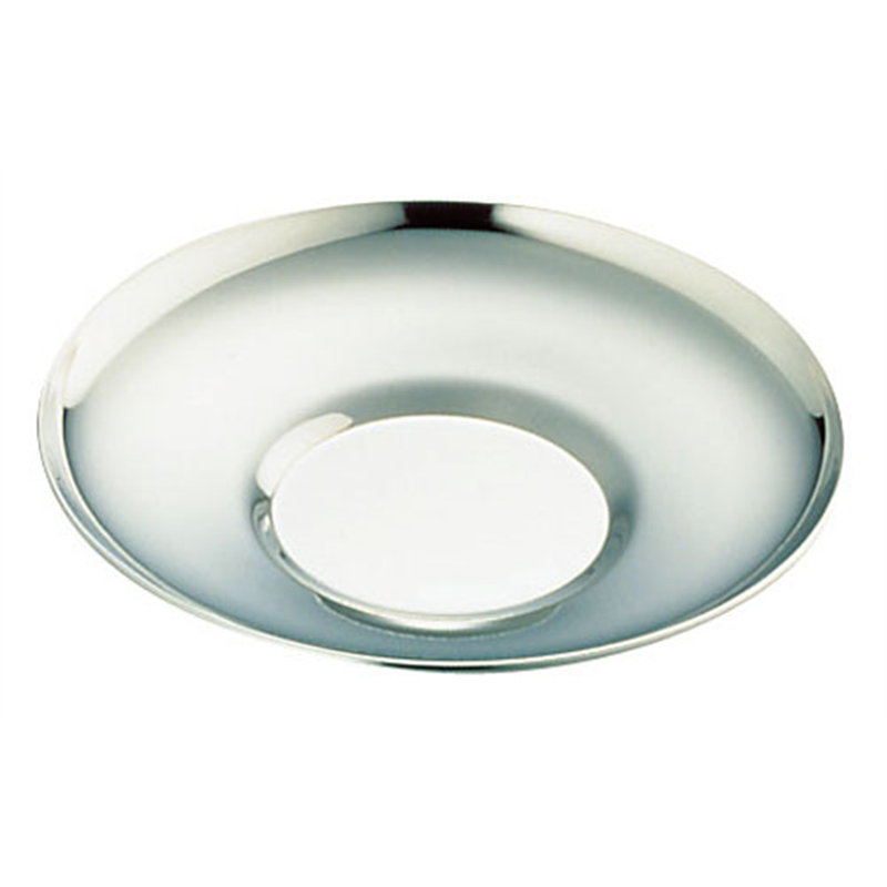 SW　18-8アイスクリームカップ用受皿 （段付） 1袋（ご注文単位1袋）【直送品】