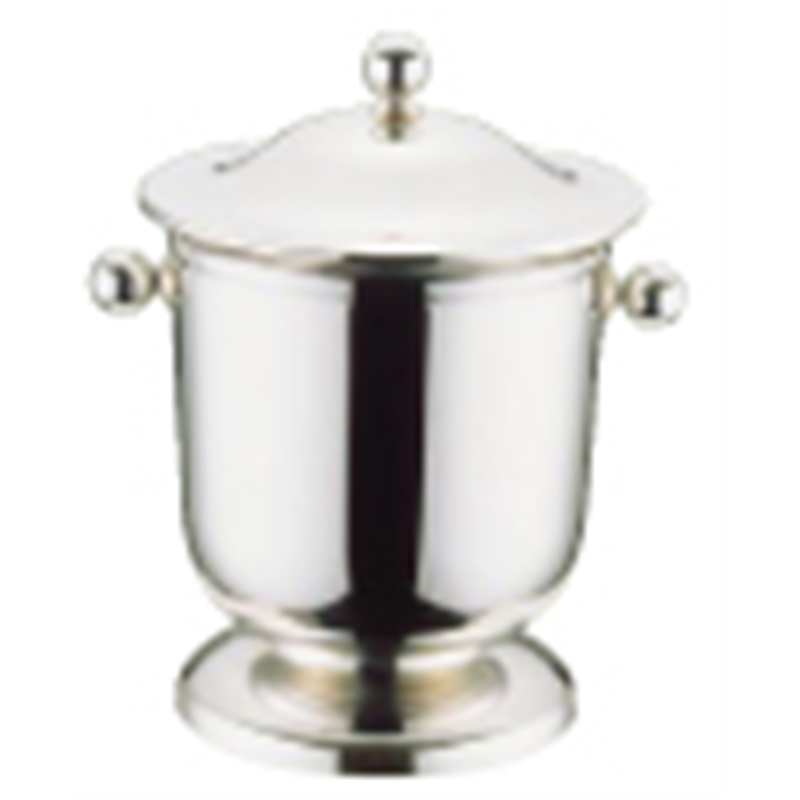 UK18-8ロイヤルアイスペール（蓋付）  1箱（ご注文単位1箱）【直送品】