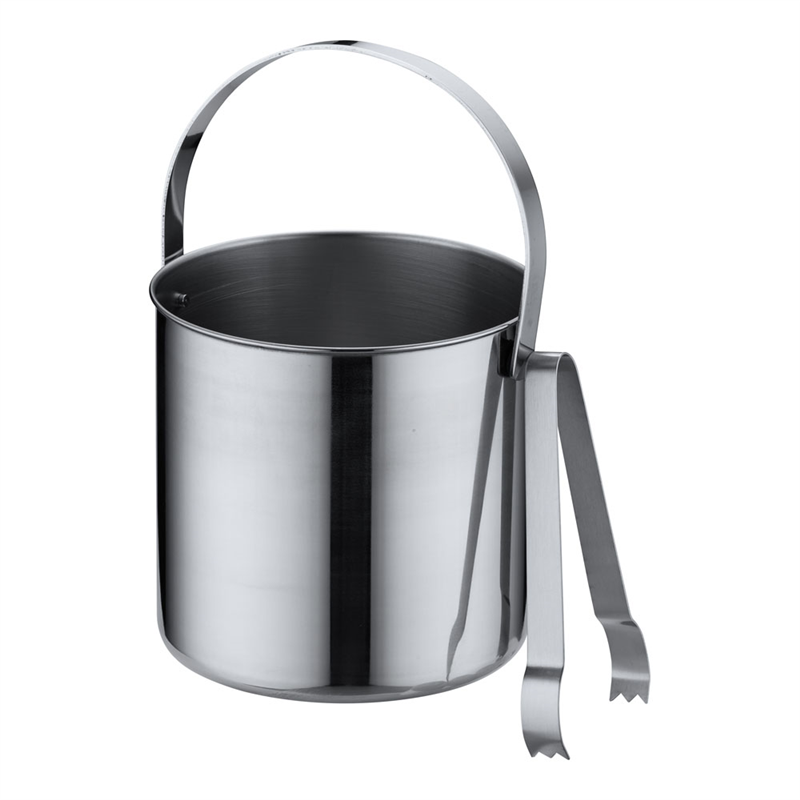 18-8ニューアイスペール 大 MR-485 (トング付) 1箱(ご注文単位1箱)【直送品】