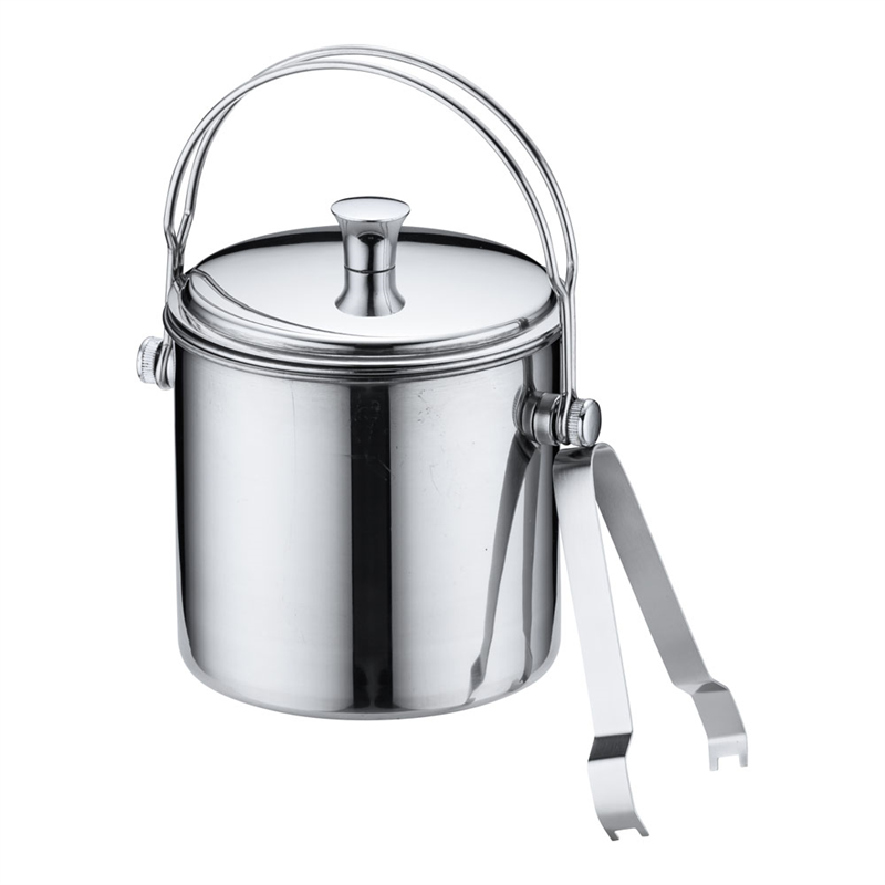 ステン2層式アイスペール 1.2L 1箱(ご注文単位1箱)【直送品】