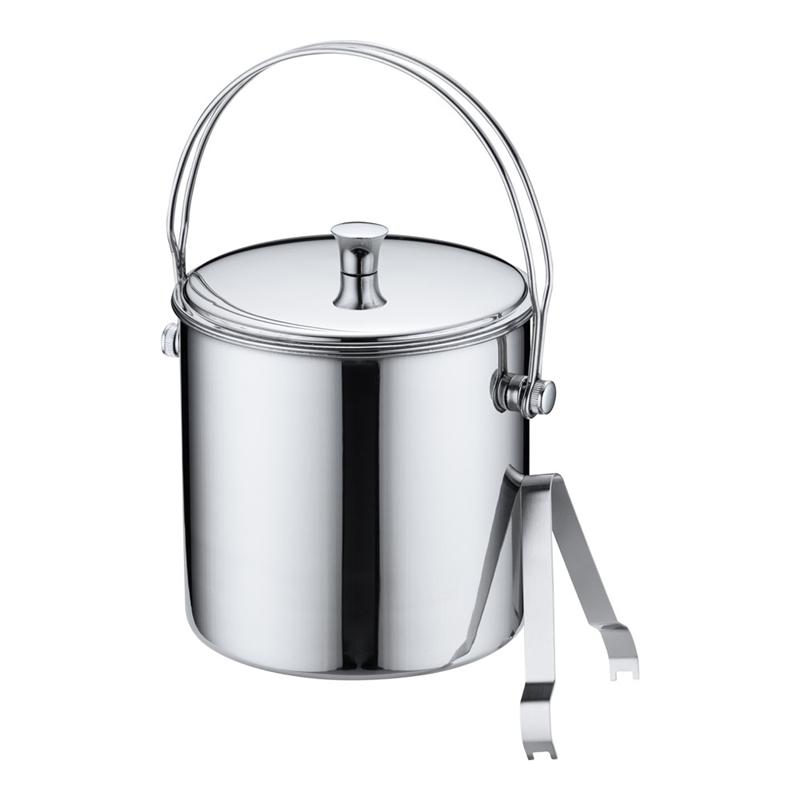 ステン2層式アイスペール 2.7L 1箱(ご注文単位1箱)【直送品】