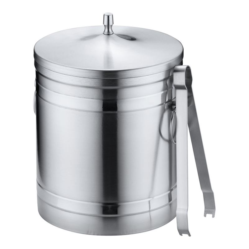 KO 18-8アイスバケット 3L (トング付) 1箱(ご注文単位1箱)【直送品】