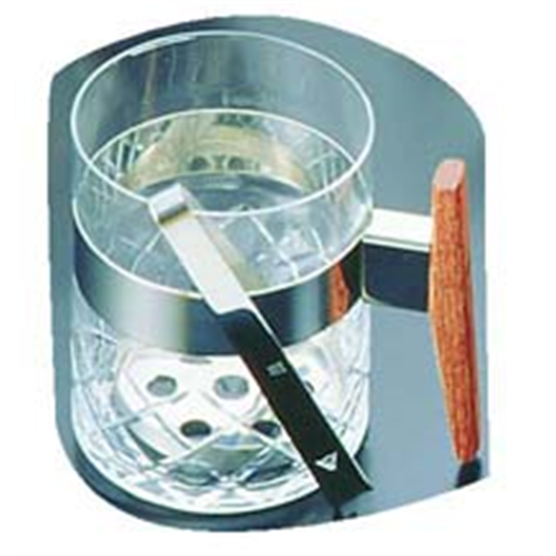 ガラス製　アイスペール（トング付） 9081 1箱（ご注文単位1箱）【直送品】