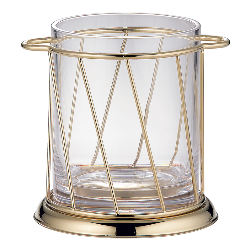 スラント型　アイスペール 金メッキ仕上げ 1箱（ご注文単位1箱）【直送品】