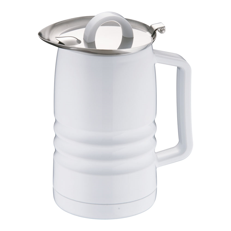 SAお湯割ポット 0.75L ホワイト 1箱(ご注文単位1箱)【直送品】