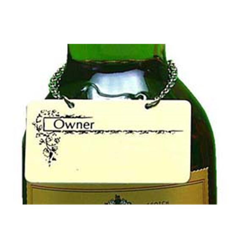 ボトルタッグ　（20枚入）B117G-1  1箱（ご注文単位1箱）【直送品】