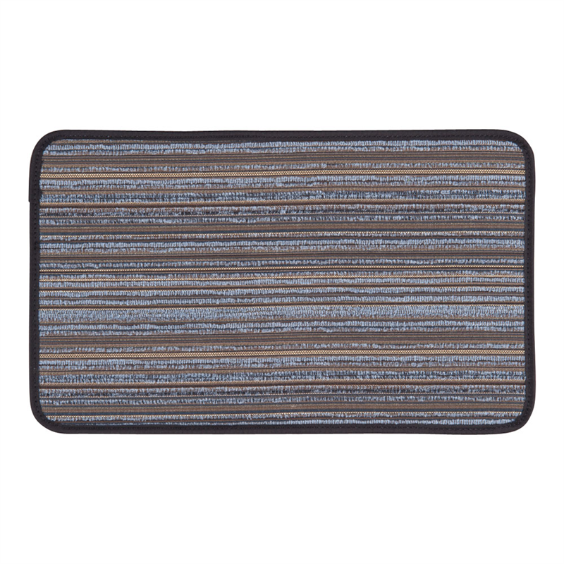 雅　アイスペールマット　長角 小　ブルー 1袋（ご注文単位1袋）【直送品】