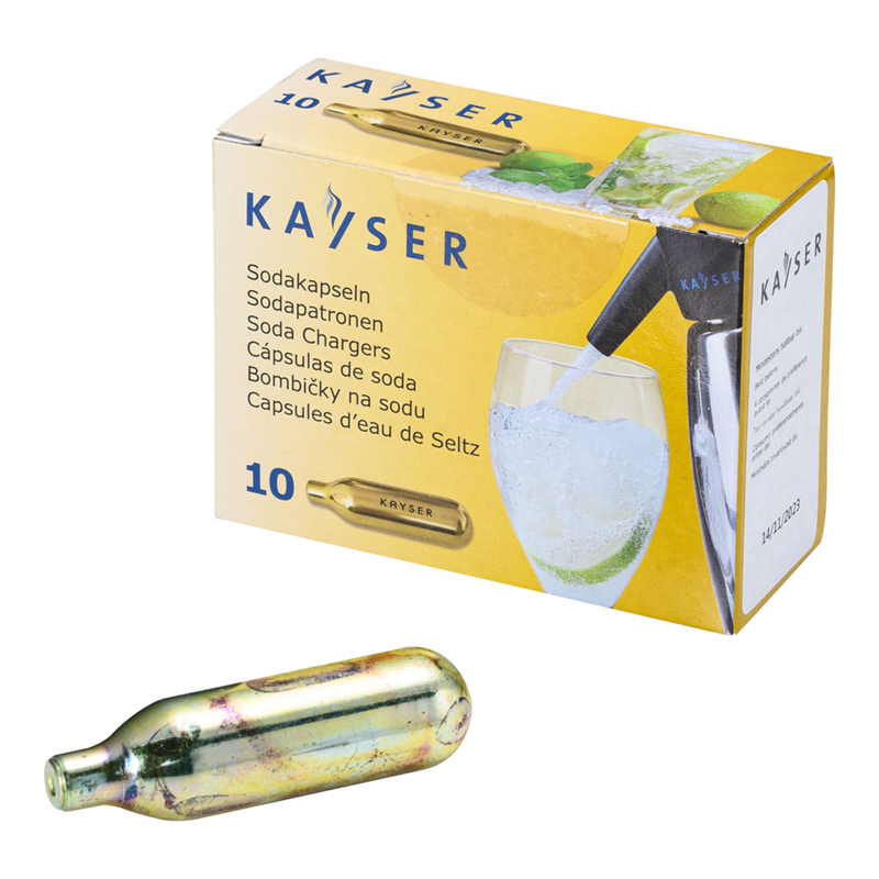 ソーダーサイフォン 取替用ソーダバルブ (10本入SSF-12M専用) 1箱(ご注文単位1箱)【直送品】