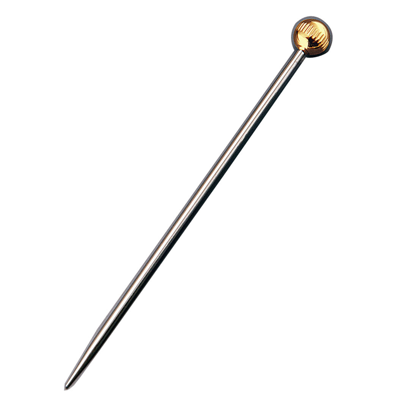 18-8　カクテルピン金メッキ（6本入） プラム 1袋（ご注文単位1袋）【直送品】