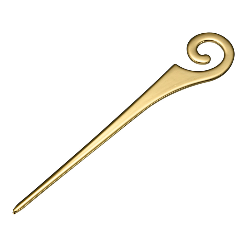 18-8　スパイラルピック　金メッキ （6本入） 1袋（ご注文単位1袋）【直送品】