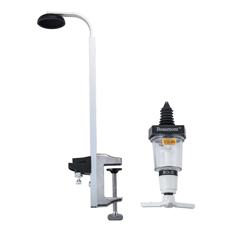 ビューモント　ウィスキーメジャースタンド 1本立　11／2oz　白 1箱（ご注文単位1箱）【直送品】