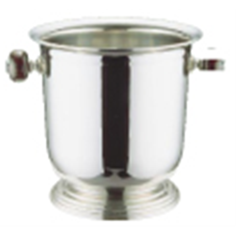 UK18-8バロンシャンパンクーラー台付 S(木柄ハンドル) 1箱(ご注文単位1箱)【直送品】