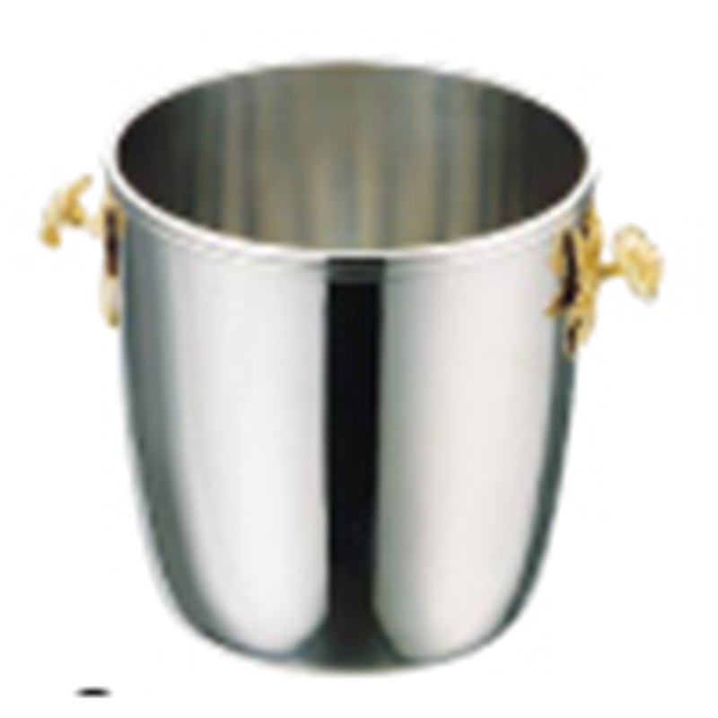 UK18-8シャンパンクーラー A(ローズハンドル) 1箱(ご注文単位1箱)【直送品】