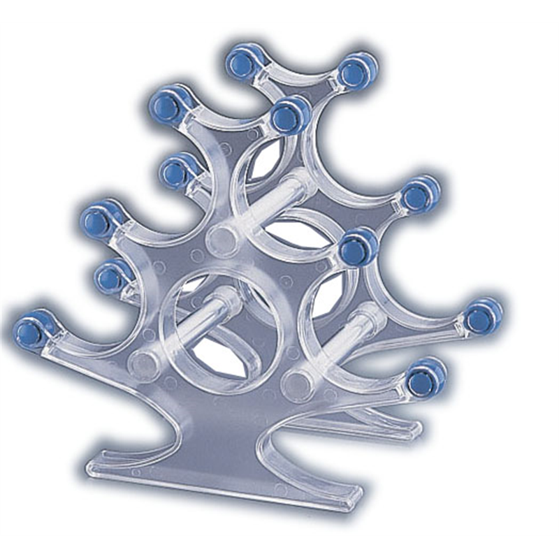 アクリル　カラーワインラック　5ボトル WNBR-T　クリアー 1箱（ご注文単位1箱）【直送品】